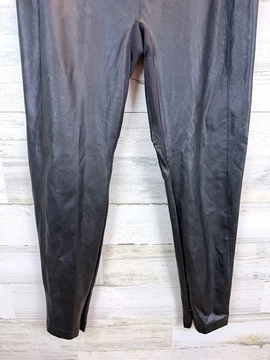 Honeylove Vegan Leather Leggings 1X Black Sculpting High Rise Core Athleisure - Picture 11 of 15